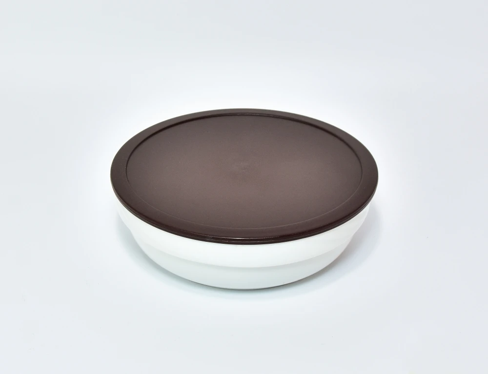 0979.22 EURO-Deckel - rund - 180 mm - - braun - Polypropylen (PP)
