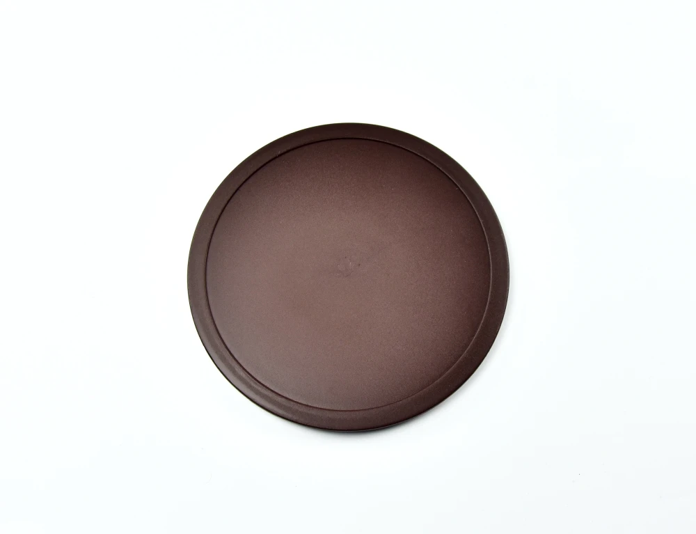 0979.22 EURO-Deckel - rund - 180 mm - - braun - Polypropylen (PP)