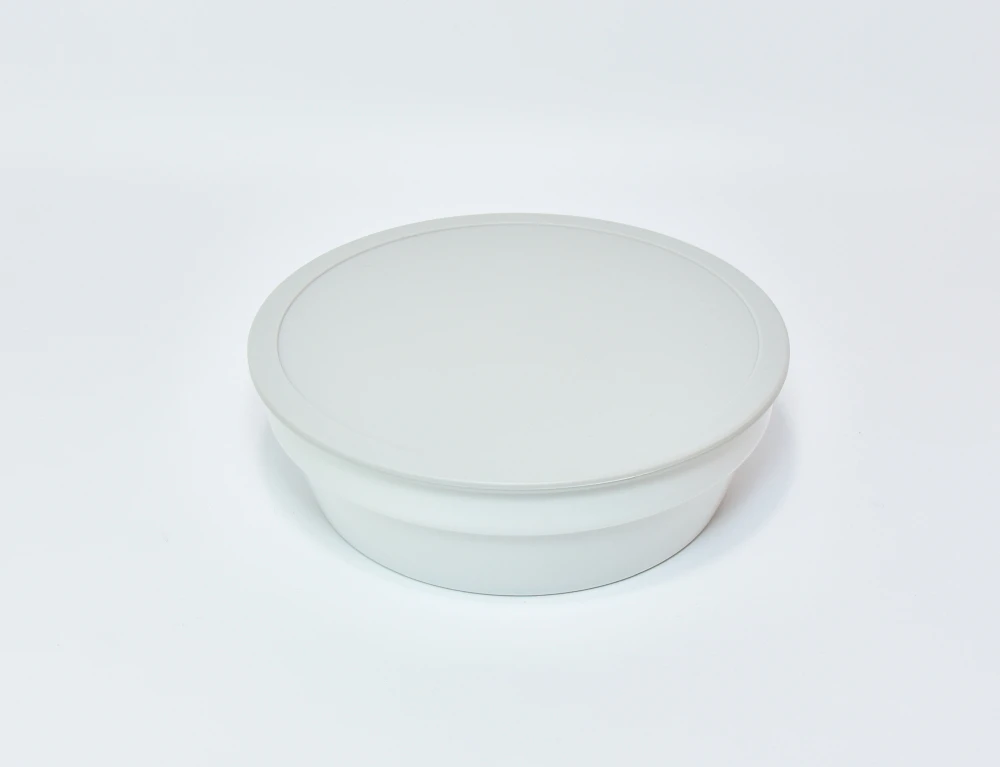 0979.33 EURO-Deckel - rund - 200 mm - - grau - Polybutylenterephthalat (PBT)