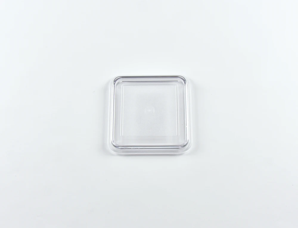 1045.75 EURO-Deckel - quadratisch - - 110 x 110 mm - glasklar - Tritan