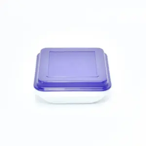 1045.83 EURO-Deckel - quadratisch - - 110 x 110 mm - blau - Polypropylen (PP)