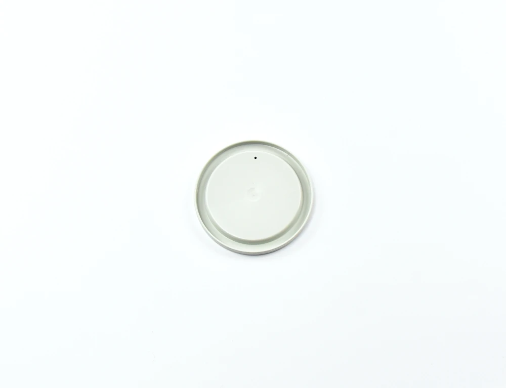 1192.98 EURO-Becherdeckel - rund - 92 mm - - grau - Polypropylen (PP)