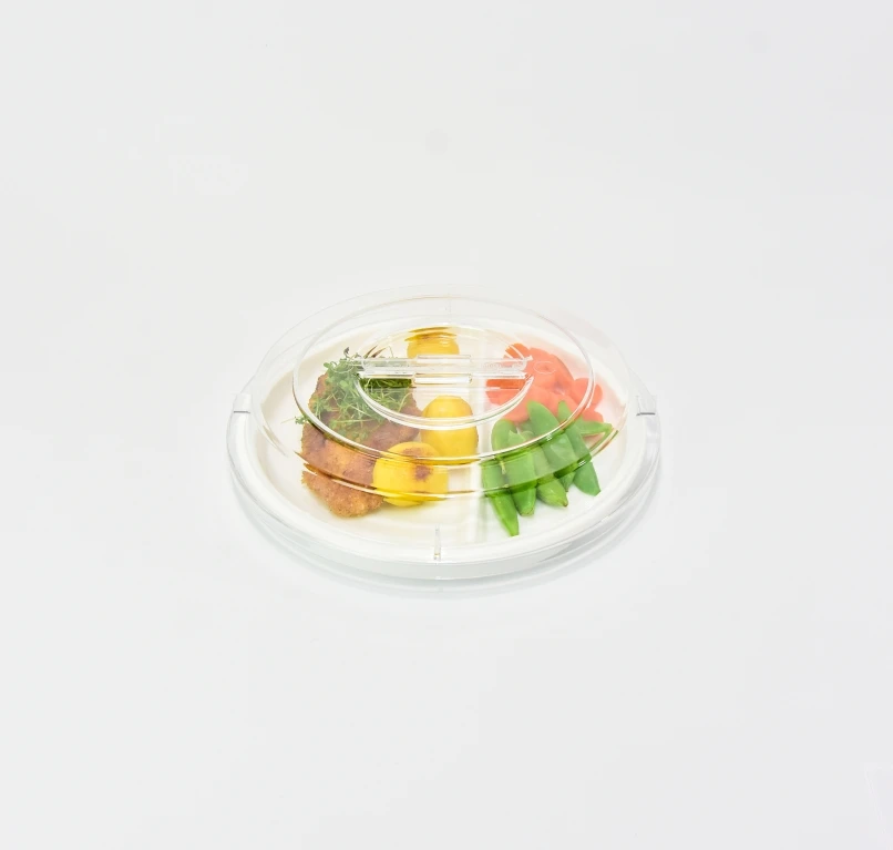2029-0-1 EURO-Teller-Cloche - rund - 240 mm - - glasklar - Polycarbonat (PC)