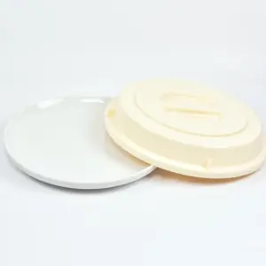 2029-0-4 EURO-Teller-Cloche - rund - 240 mm -  - cremeweiß - Polypropylen (PP)
