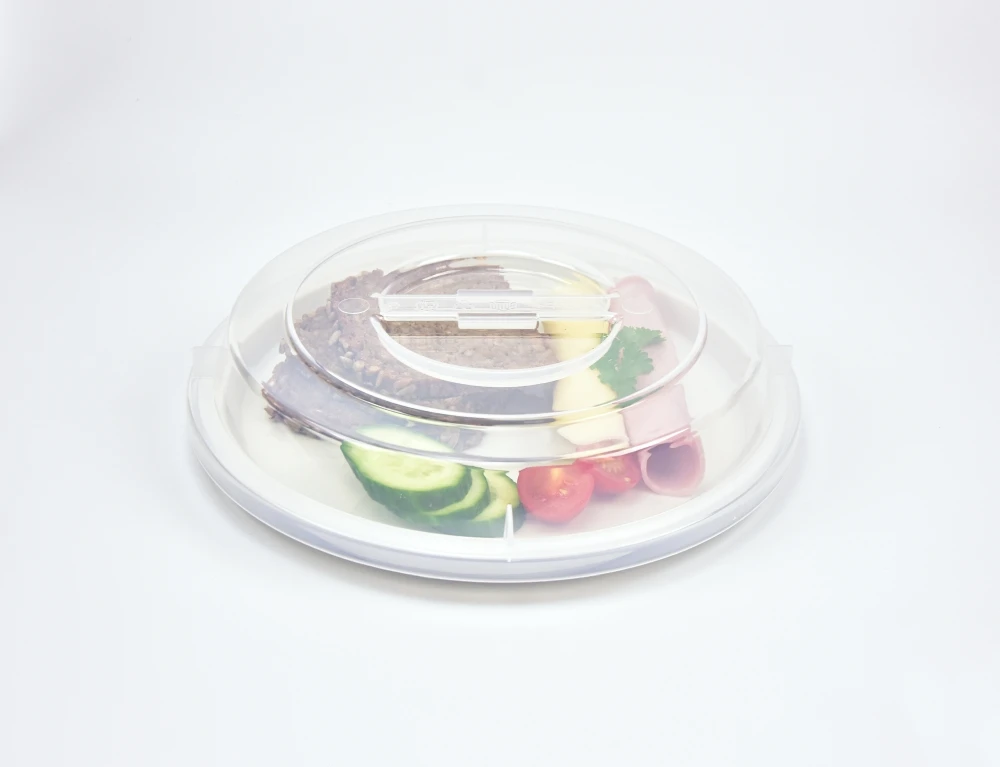 2029-0-5 EURO-Teller-Cloche - rund - 240 mm - - natur-transparent - Polypropylen (PP)