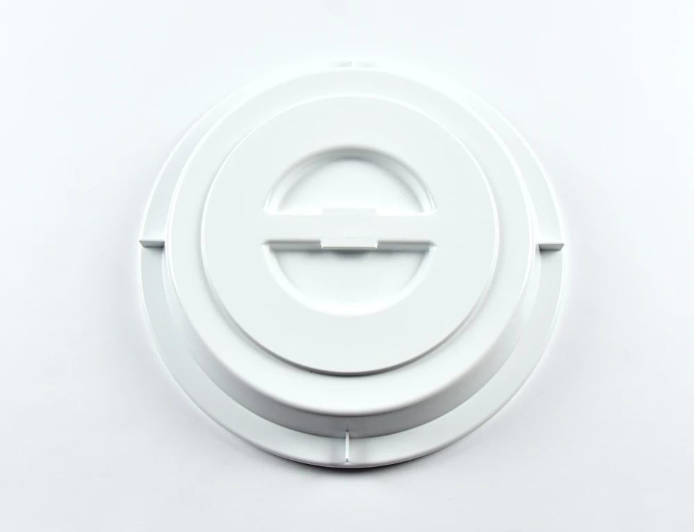 2029-2-3 EURO-Teller-Cloche - rund - 250 mm - - weiß - Polypropylen (PP)