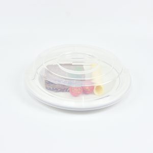 2029-2-5 EURO-Teller-Cloche - rund - 250 mm -  - natur-transparent - Polypropylen (PP)