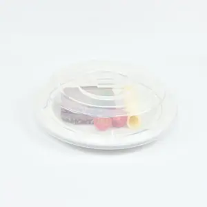 2029-2-5 EURO-Teller-Cloche - rund - 250 mm - - natur-transparent - Polypropylen (PP)