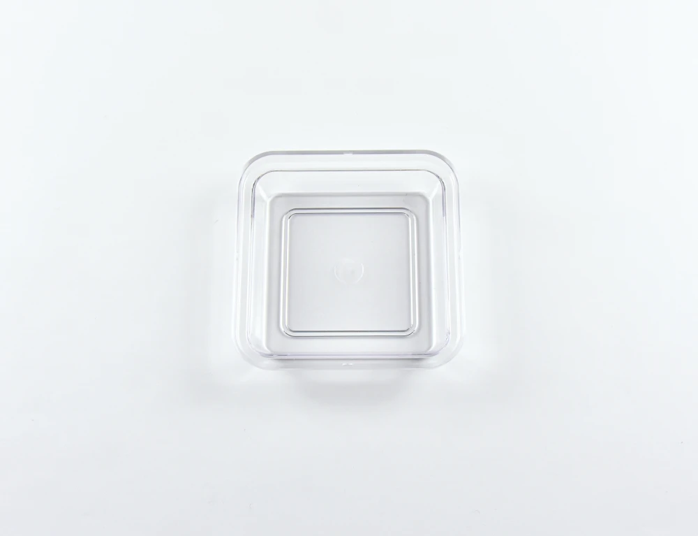 7154.75 EURO-Deckel - quadratisch - - 125 x 125 mm - glasklar - Tritan