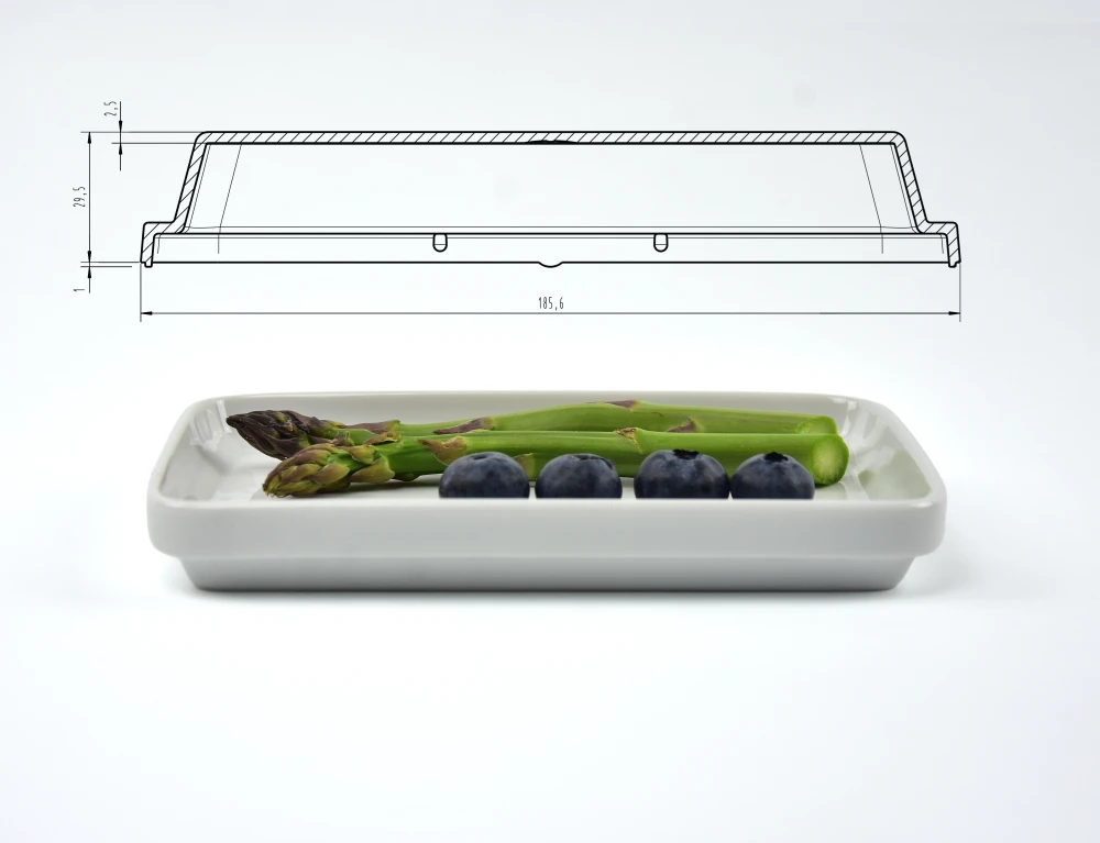 7244.01 EURO-Systemdeckel - rechteckig - - 186 x 123 cm - natur-transparent - Polypropylen (PP)