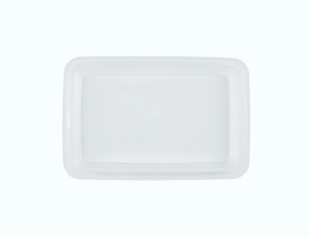 7244.01 EURO-Systemdeckel - rechteckig - - 186 x 123 cm - natur-transparent - Polypropylen (PP)