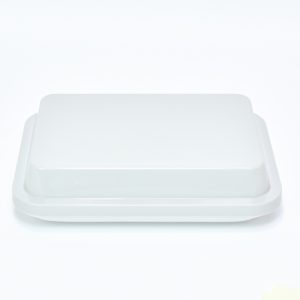 7244.72 EURO-Systemdeckel - rechteckig -  - 185 x 135 mm - grau - Polycarbonat (PC)