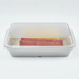 7244.76 EURO-Systemdeckel - rechteckig -  - 182 x 120 mm - glasklar - Tritan