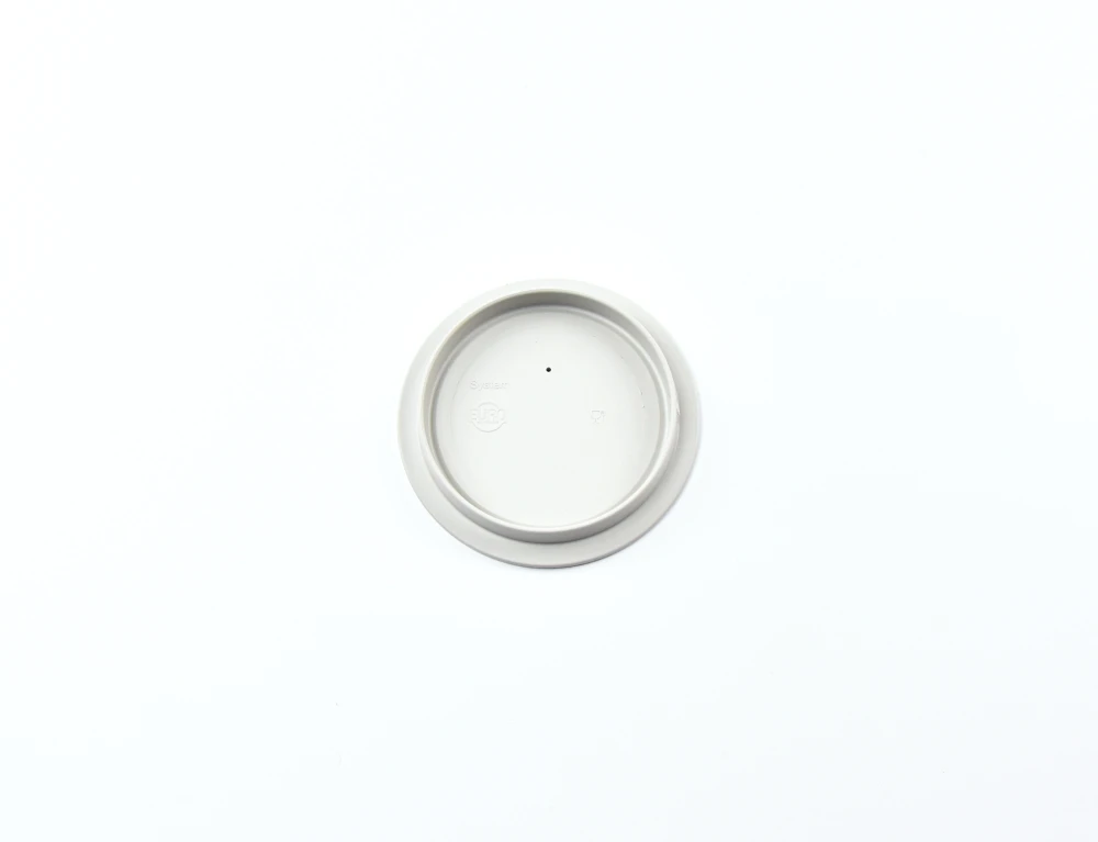 7307.30 EURO-Deckel - rund - 109 mm - - grau - Styrol-Ethylen-Butylen-Styrol (SEBS)