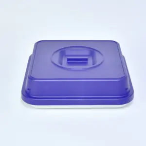 7553.04 EURO-Abdeckhaube - quadratisch -  - 207 x 207 mm - blau - Polybutylenterephthalat (PBT)