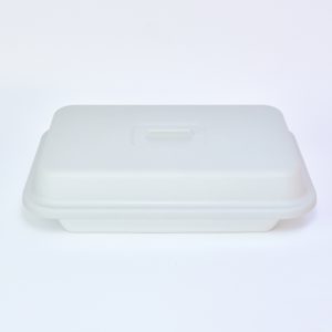 7556.01 EURO-Abdeckhaube - rechteckig -  - 280 x 195 mm - grau - Polybutylenterephthalat (PBT)