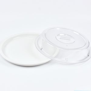 7690.46 EURO-Teller-Cloche - rund - 225 mm -  - glasklar - Polycarbonat (PC)