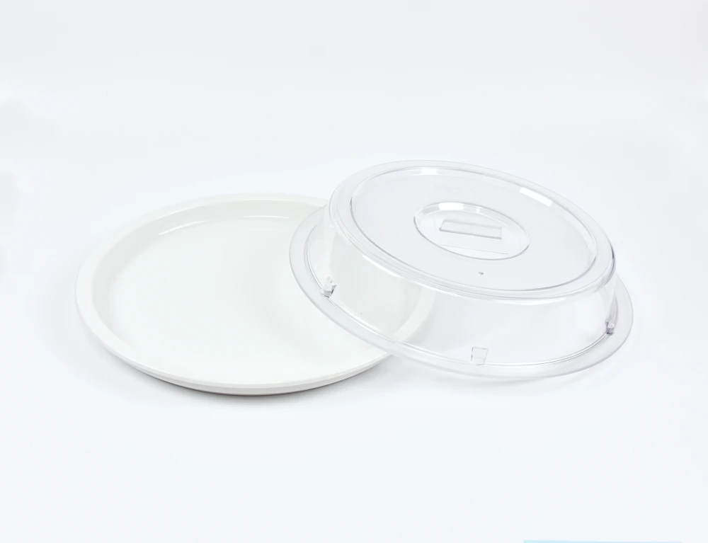 7690.46 EURO-Teller-Cloche - rund - 225 mm - - glasklar - Polycarbonat (PC)